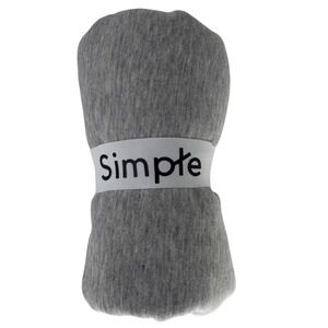 Grey Marled Brushed Knit Fabric • Cozy  Two Way Stretch •Jogger Style Material